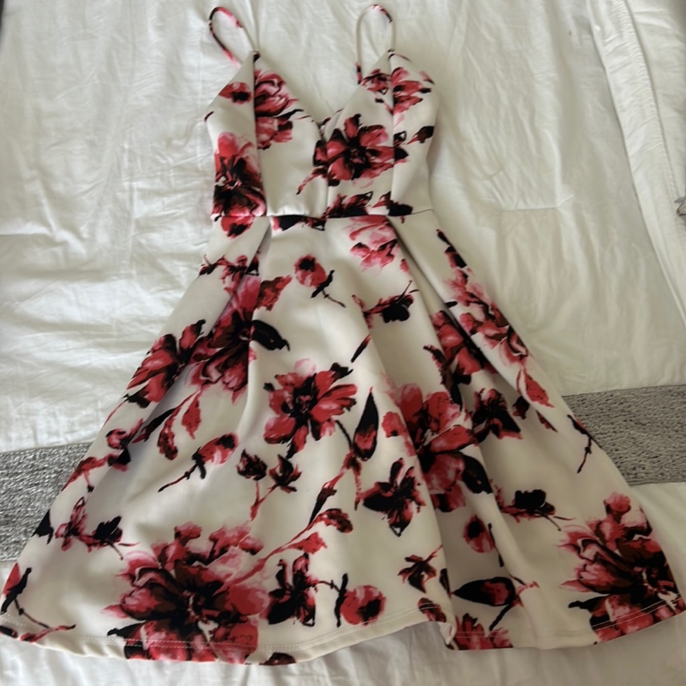 Floral mini dress